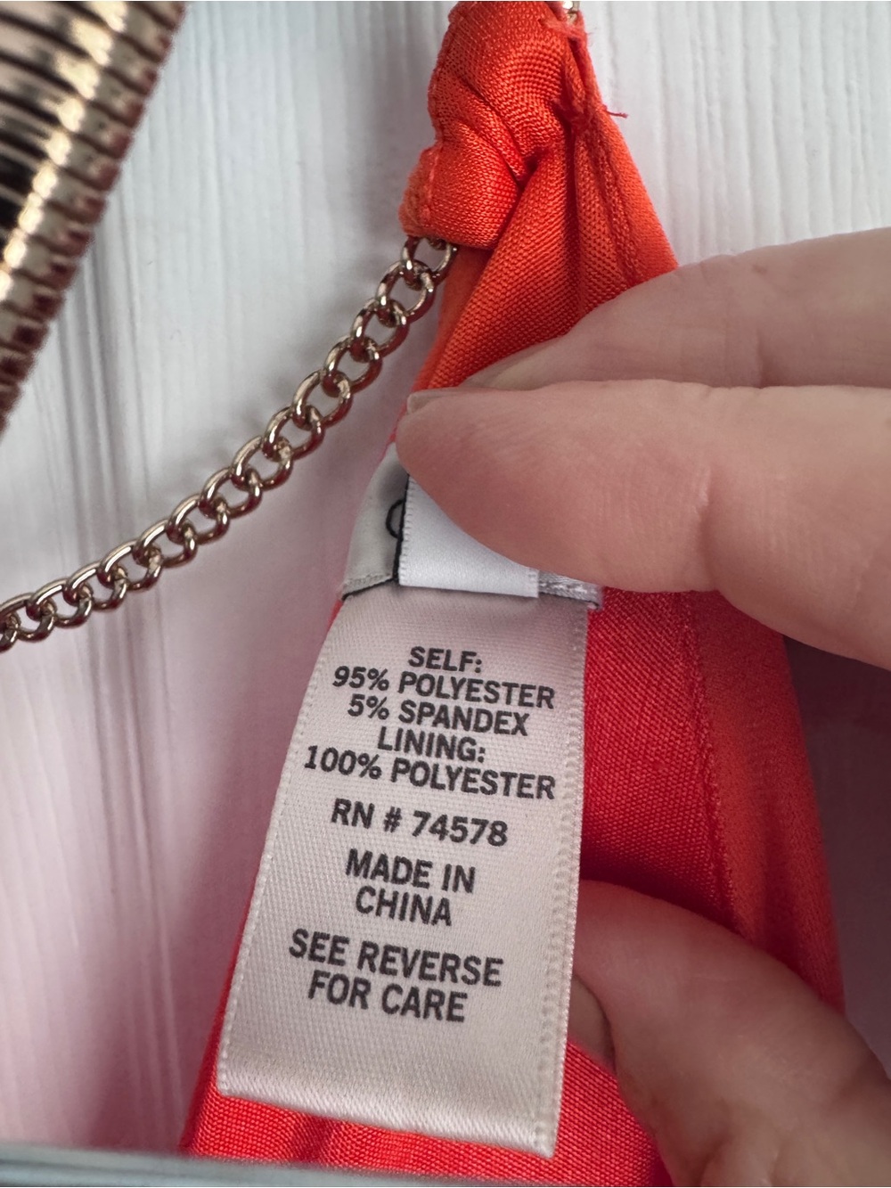 Cache Coral Orange Halter Dress Size 4 Gold Chain Neck Tiered Ruffle Cocktail - Picture 4 of 16